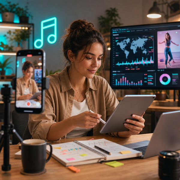 Músicas em alta no TikTok na Austrália com notas estratégicas para criadores e marcas