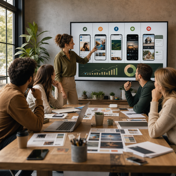 Gids met social media afbeeldingsformaten voor grote platforms in 2026
