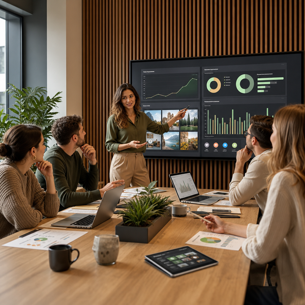 Dashboard mit Social Media KPIs auf mehreren Plattformen im Jahr 2026