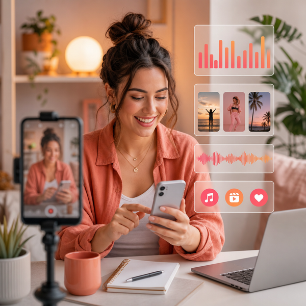 Smartphone met trending songs die op 7 mei 2026 in Instagram Reels worden gebruikt