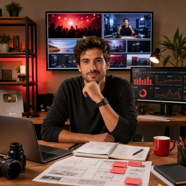 Interfaz de YouTube TV en una televisión con opciones de multivista personalizables