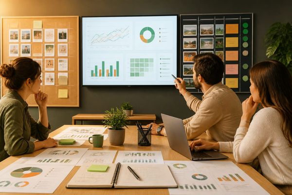 socialpilot alternatives management creator workspace with metrics dashboard, planning checklist, and campaign board