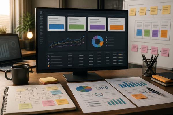 Dashboard view of multi-advertiser ChatGPT ads placements with KPI table