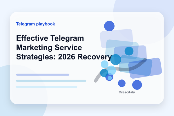 Effective Telegram Marketing Service Strategies for 2026