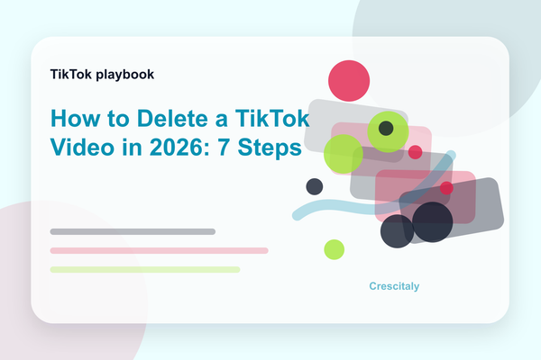 Creator reviewing TikTok analytics before deleting a low-performing video and planning a safer repost strategy