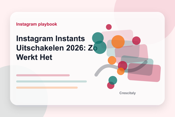 Instagram-appinterface met uitleg over het uitschakelen van Instants en het terugdraaien van per ongeluk gedeelde foto’s