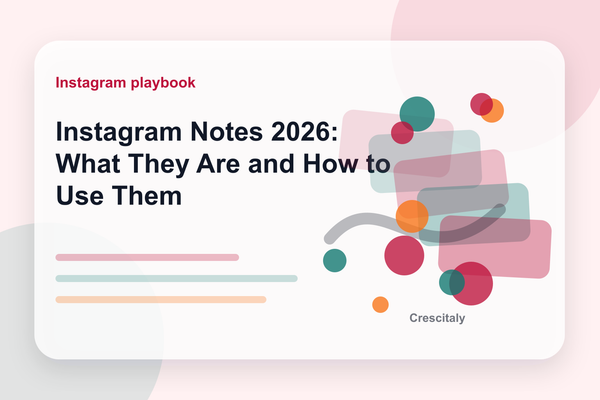 Instagram Notes interface on a smartphone with short status-style updates and engagement cues