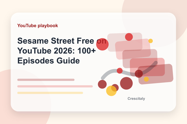 Sesame Street free YouTube episodes 2026 creator strategy guide