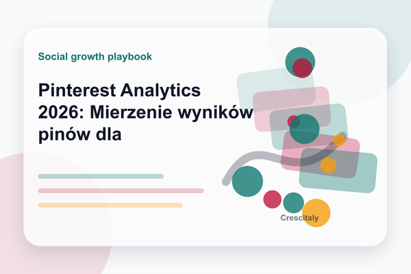 Dashboard Pinterest Analytics pokazujący metryki zaangażowania i zasięgu