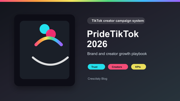 PrideTikTok 2026 brand and creator growth planning cover for TikTok campaigns