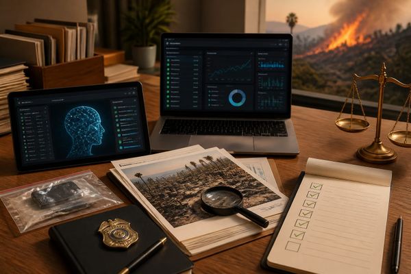 chatgpt juicio chat logs usados AI search briefing workspace with query map, ads dashboard, and source checklist