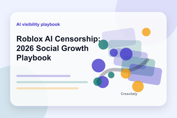 Roblox AI moderation dashboard showing safety layers, generative AI review, creator checklist and social growth metrics