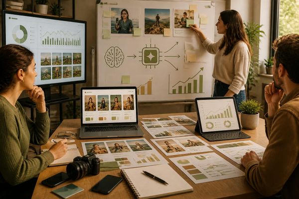 content generator scale your AI search briefing workspace with query map, ads dashboard, and source checklist