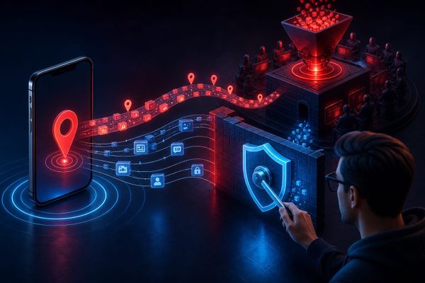 SMM operatörleri için Android konum verisi denetim checklist'i gösteren ekran görüntüsü