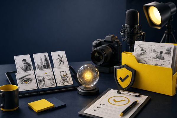 Snapchat creator economy dashboard com checklist de monetização de vídeo e registro de contribuição humana