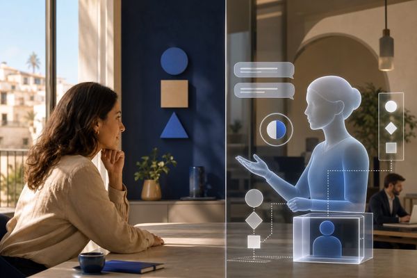 Dashboard del chatbot AI para Instagram en España 2026 con checklist de cinco pruebas, métricas y salida humana.