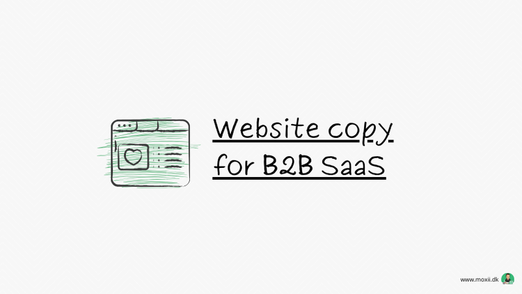 Website copy for B2B SaaS