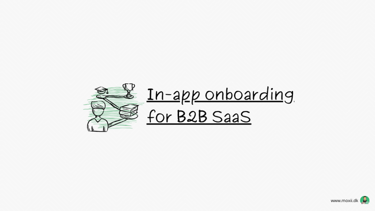In-app onboarding for B2B SaaS