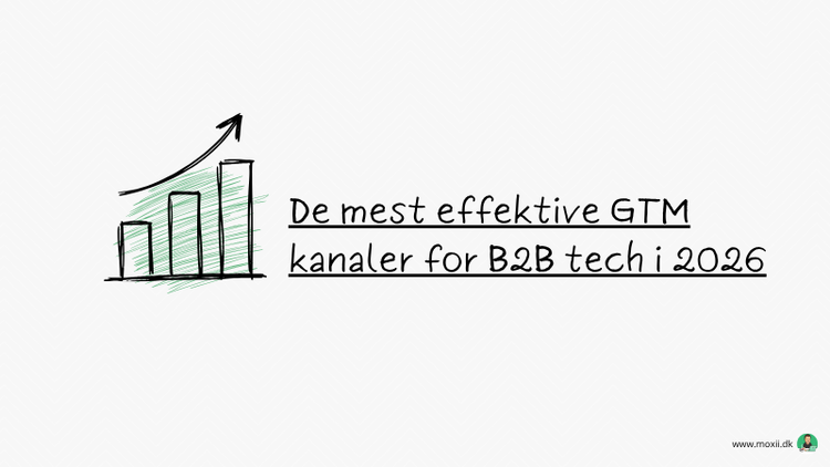 De mest effektive GTM kanaler for B2B tech i 2026