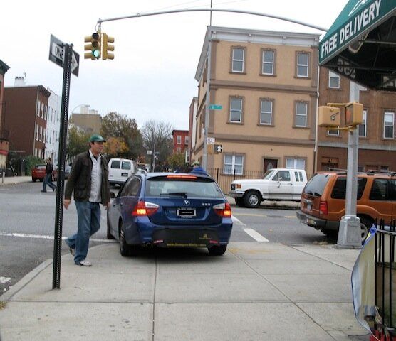 Terrible composition, bad lighting, boring colors - but guess what? It’s a friggin’ car driving down the sidewalk in the middle of New York City. I was able to capture it ONLY because I had my trusty camera in my pocket.