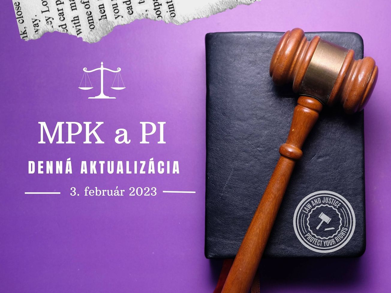 MPK a PI: Denná aktualizácia zo dňa 3. februára 2023