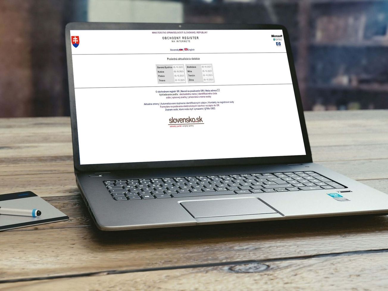 LEGISLATÍVA: Vyhláška o registrácii údajov do obchodného registra registrátorom