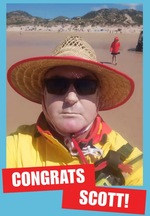 Venus Bay lifesaver Scott Johnson receives rare national honour