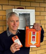 Rotary donation keeps Fish Creek defibrillator ready to save lives