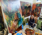 Paintings of grief, landscape and pilgrimage come to Meeniyan Art Gallery