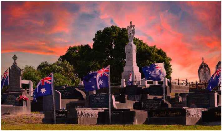 Flags of Remembrance: A Silent Salute to the Fallen