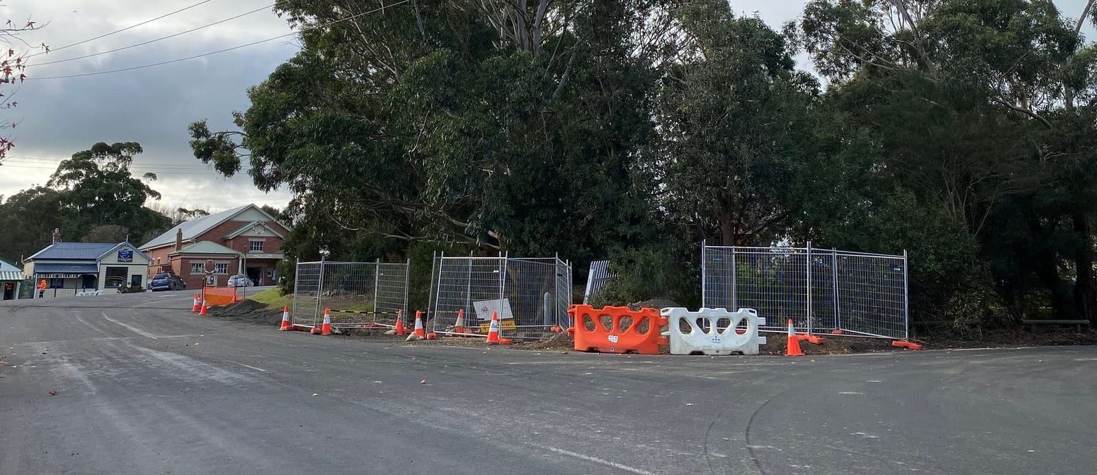 Fish Creek parking plans in question as works begin