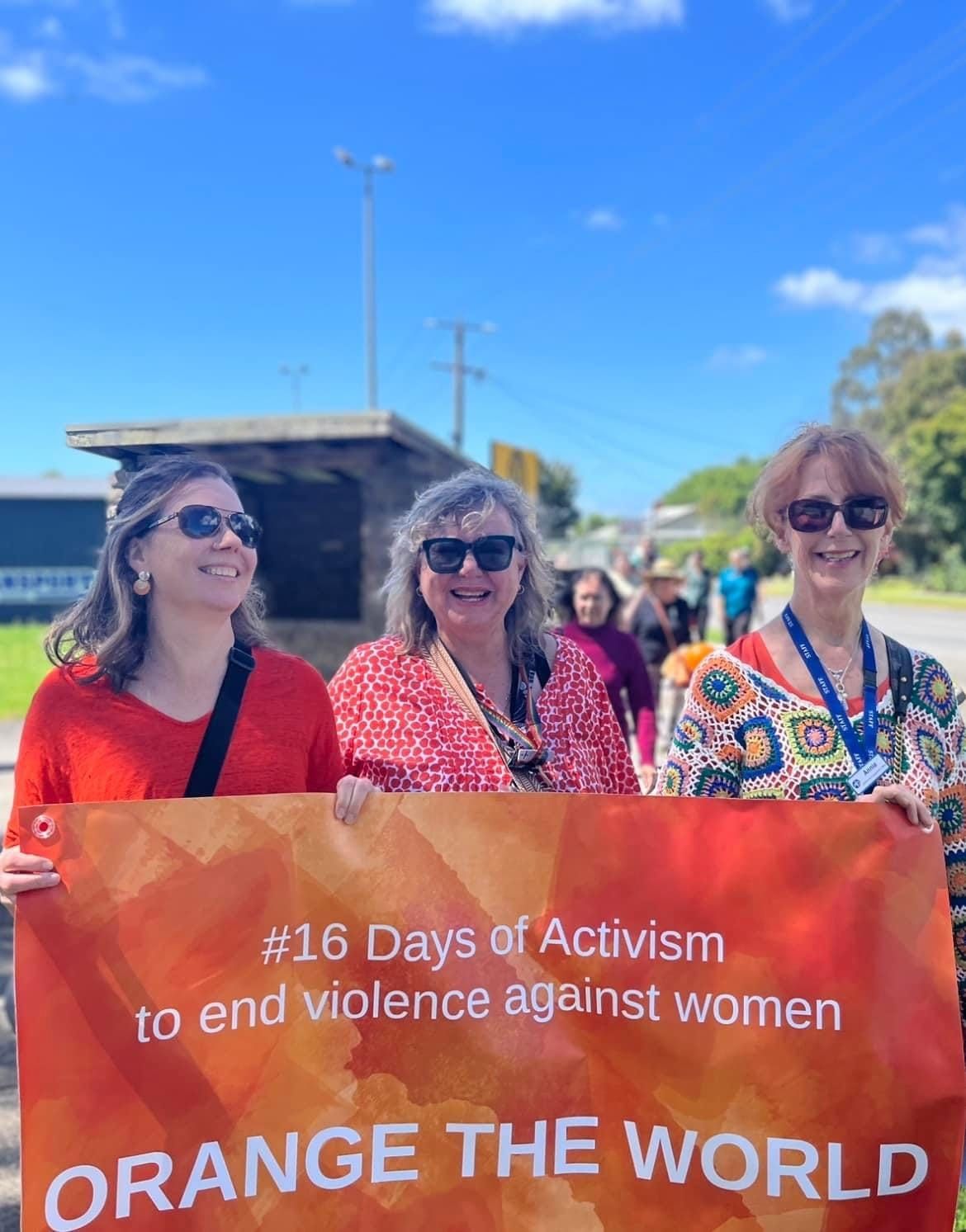 Walk against family violence in Foster