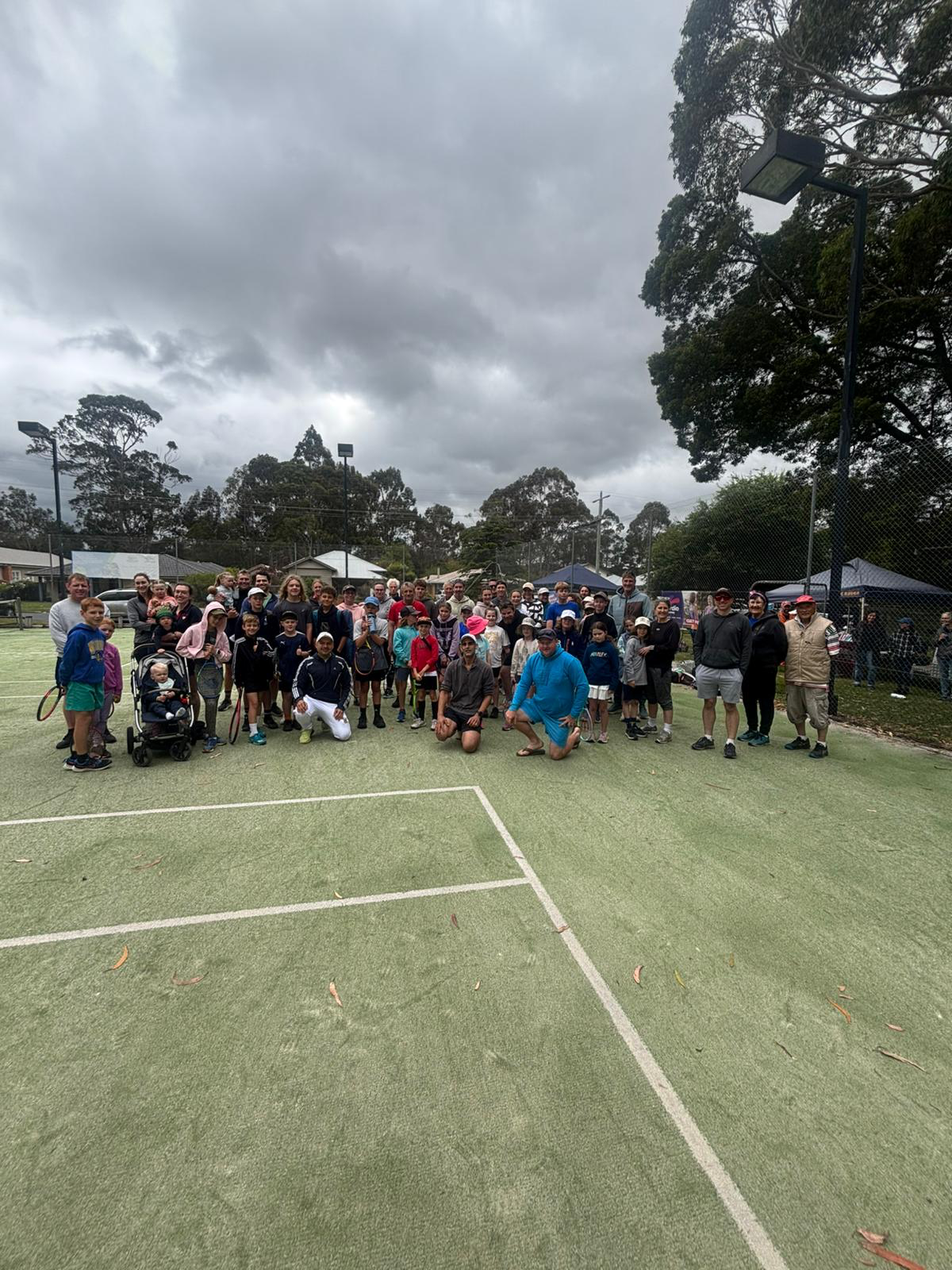 Foster Tennis Club comes alive!