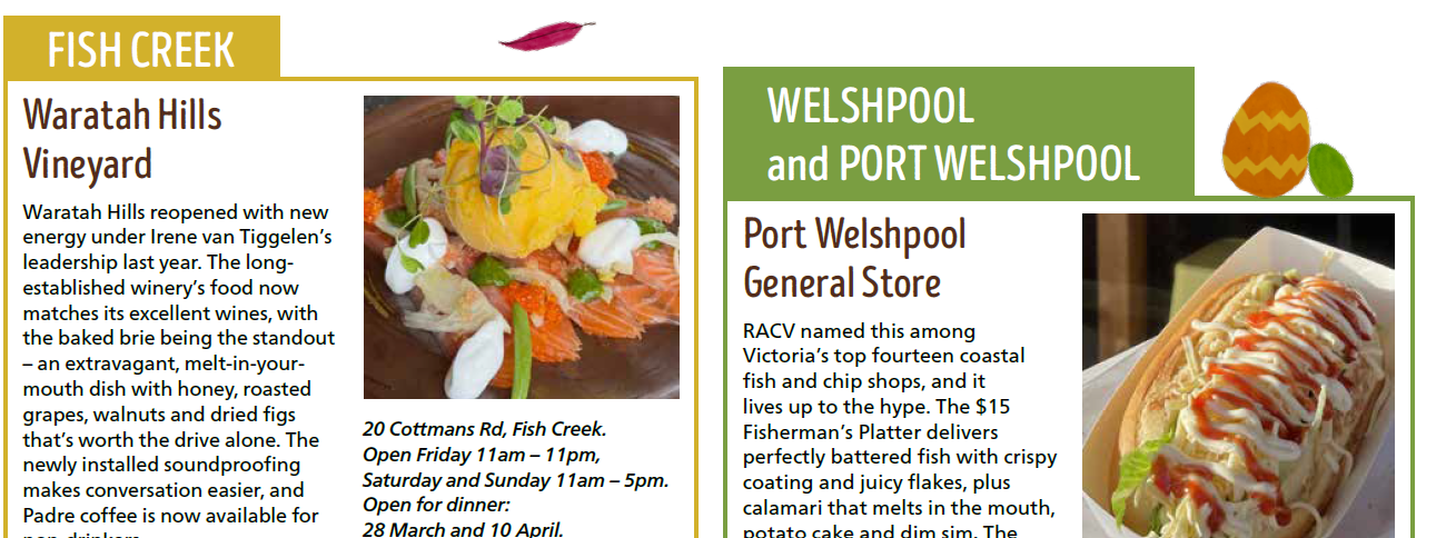 Good eats: The Prom Coast Food Guide