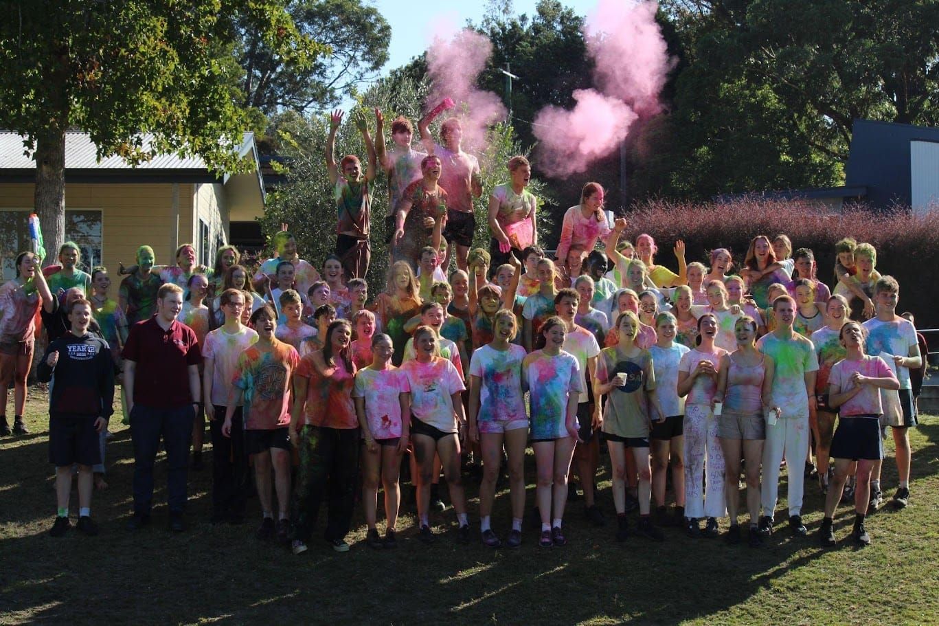 Colour run, colour fun at Foster Secondary