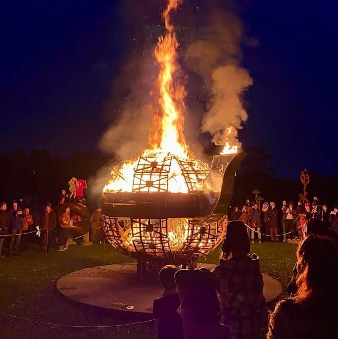 Record crowds, lanterns and a big fire mark biggest ever Tea Cosy Festival