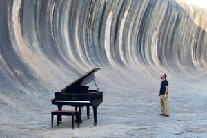 The Fish Creek piano man