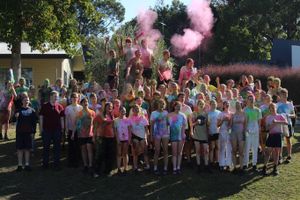 Colour run, colour fun at Foster Secondary