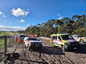 Emergency services unite in remote Gippsland dirt bike rescue