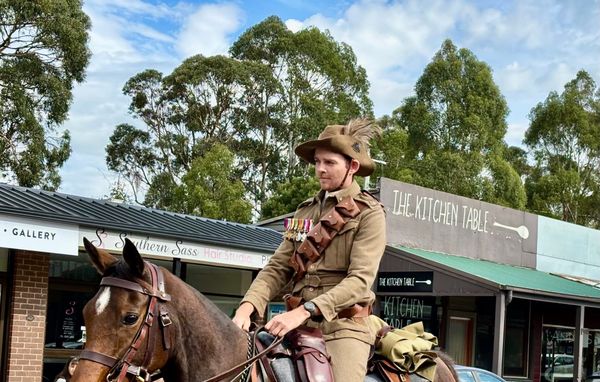 Great support for Anzac Day in Foster