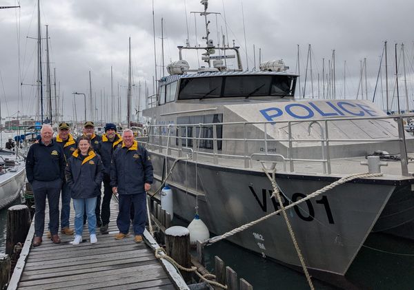 Port Welshpool Coastguard refresh their rescue skills