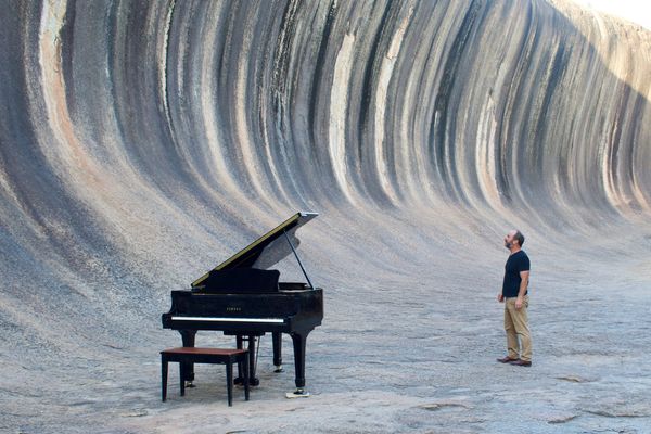 The Fish Creek piano man