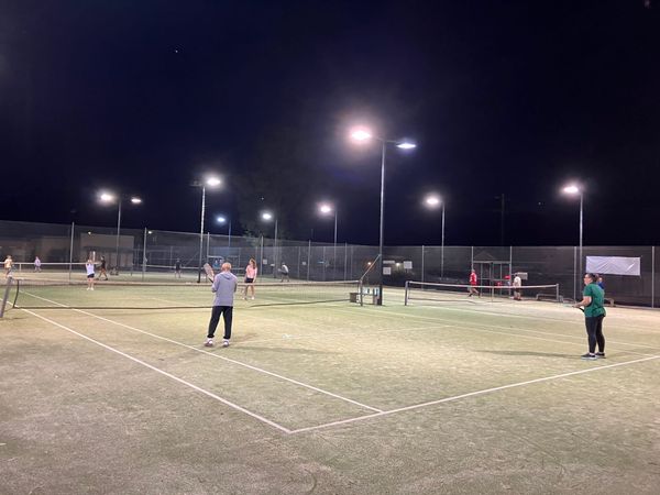 Tuesday Twilight Tennis is on at Foster