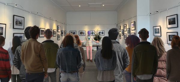 Exhibition continues despite being mired in controversy