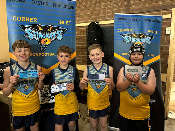 Junior Footy: Corner Inlet Stingrays take on Mirboo North