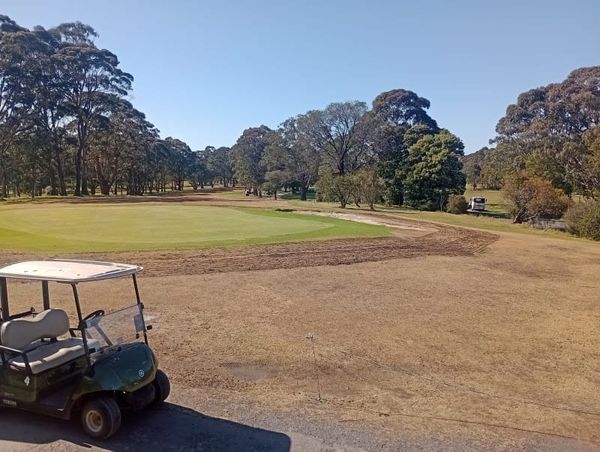 Foster Golf Club fairway renovation underway