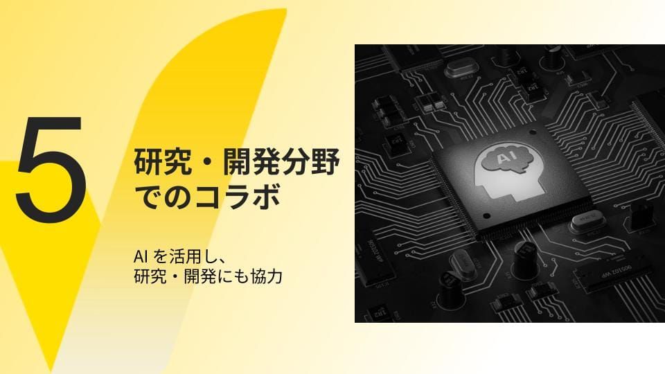 研究・開発分野でのコラボ：企業や専門機関との協力
