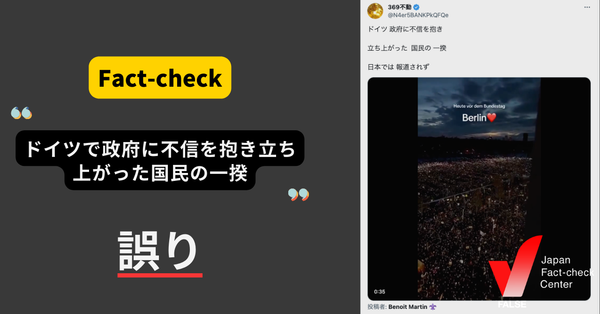 ドイツで政府に不信を抱き立ち上がった国民の一揆？【ファクトチェック】