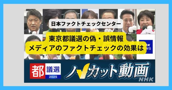 東京都議選、偽・誤情報の実態 ファクトチェック強化で「情報の空白」は埋まったか【解説】