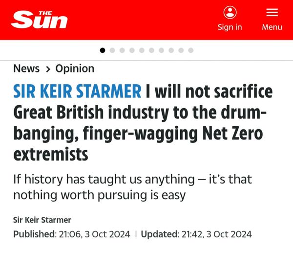 Carbon Capture, Or Government Capture? Keir Starmer's Flimsy, Divisive Case For CCS